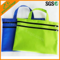 Cheap custom a4 document zipper bag with printing logo